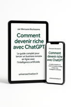 Charger l'image dans la galerie, Comment Devenir Riche avec ChatGPT – Ebook + Bonus | Revenus Passifs avec l’IA