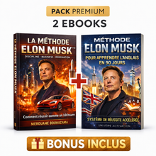 Load image into Gallery viewer, 🚀 Pack Mind Upgrade™ – Productivité & Business English | Méthode Elon Musk™
