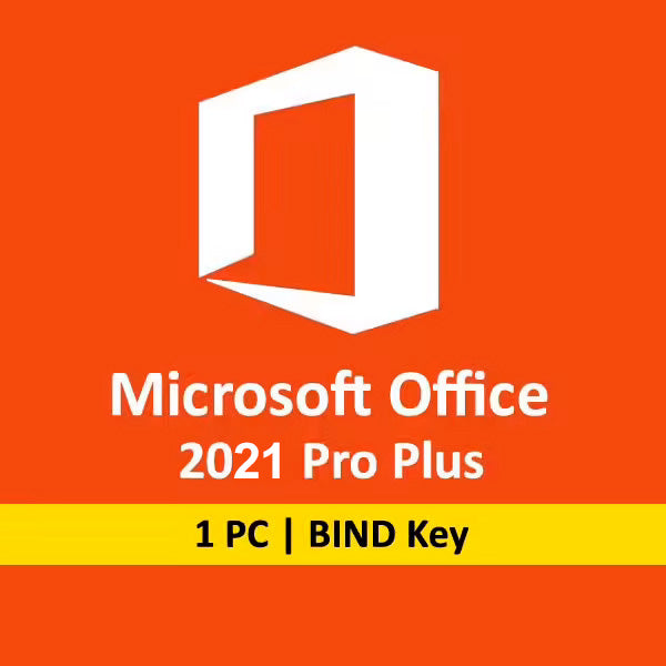 Office 2021 Professional Plus  |  Bind Licence | Clé d'Activation à vie, et en ligne |  1 PC