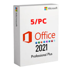 Load image into Gallery viewer, Office 2021 Professional Plus | 5 PC | Clé d'Activation à vie, et en ligne