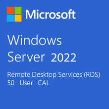 Load image into Gallery viewer, Windows Server 2022 Remote Desktop Services (RDS) – 50 User CAL