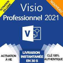 Charger l'image dans la galerie, Visio 2021 Professionnel | Clé d'Activation à vie, et en ligne | 1 PC