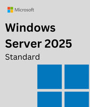 Load image into Gallery viewer, Windows Server 2025 Standard | Clé d'Activation à vie, et en ligne |  1 PC
