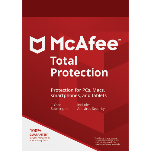 McAfee Total Protection - 1-an  1-Appareil