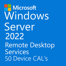 Charger l&#39;image dans la galerie, Windows Server 2022 Remote Desktop Services (RDS) – 50 Device CAL
