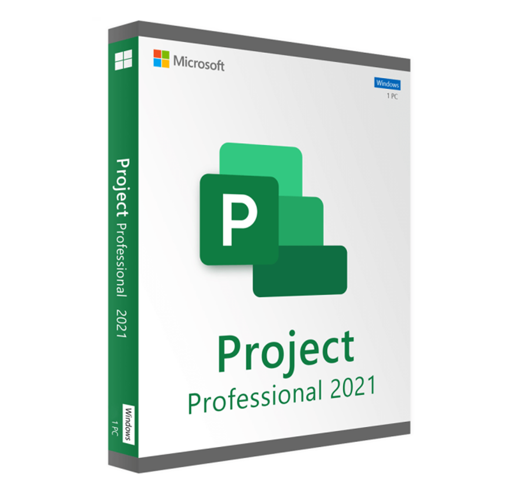 Microsoft Project 2021 Professionel  |  Clé d'Activation à vie, et en ligne |  1 PC